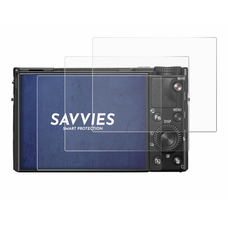 Savvies Screen Protectors for Sony Cyber-Shot DSC-RX100 VII/VIIA Ultra Transparent