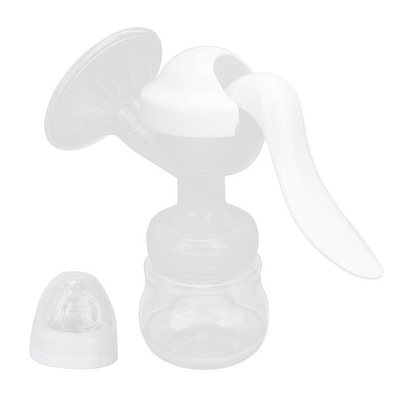 Portable Manual Breast Pump Single Hand Breast Pump Plastic Breastfeeding