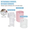 Tall Toothbrush Holder with Cover, 10.6" Dust Proof Bathroom Caddy