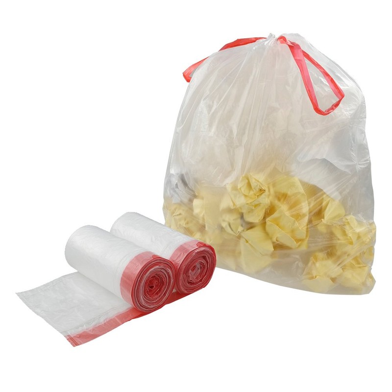 Eudokky 6L Rubbish Bags with Drawstring, Pack of 120