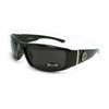 Mens Choppers Sunglasses Biker Motorcycle Logos Flame All Black