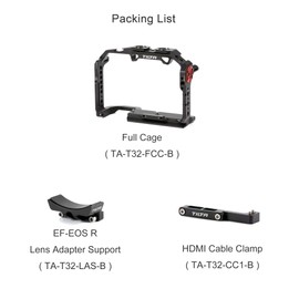 TILTA TA-T32-FCC-B-2 Camera Cage for Canon EOS R5C – Black (incompatible R5/R6)