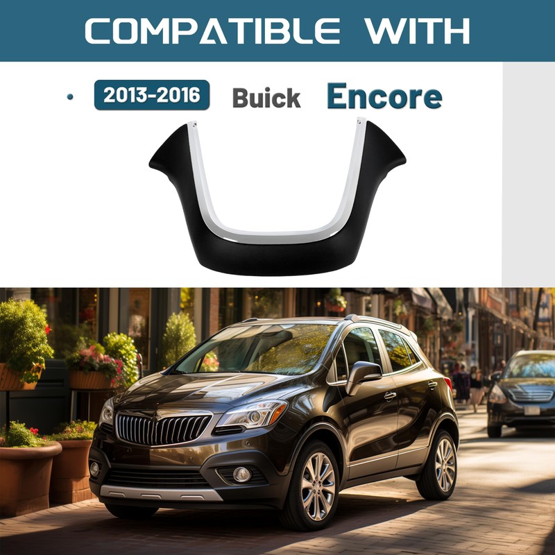 KUAFU Dashboard Trim Compatible with 2013-2016 Buick Encore Plastic Instrument
