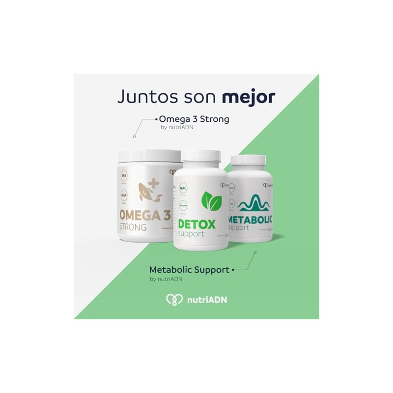 nutriADN - D-TOX NAC SUPPORT – Suplemento Alimenticio en Cápsulas