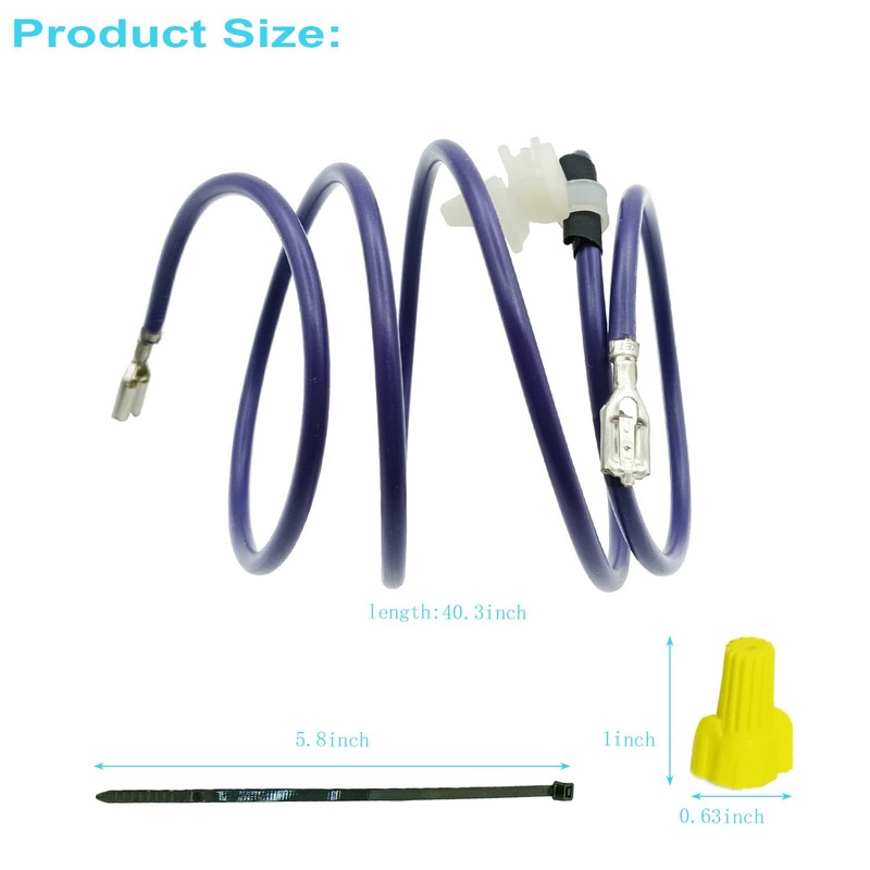 WE49X37037 Durable Dryer Heater Wire Repair Kit for GE/Hotpoint Dryers