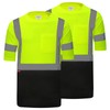 ProtectX High Visibility Shirts Short Sleeve Reflective Hi Vis Safety