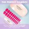 MoYou London Semi-Hardened Gel Nail Strips, Nail File & Wooden