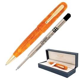 Conklin All American Gel Pen Sunburst Orange | Luxury Gel Pen with Refillable Ink | Bold Color, Smooth Writing, Elegant Design