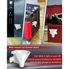 Funnel Holder/Drip Drain Rack/Oil Filter Drain Rack, Magnetic Mount, for Toolbox, Lift, Service Cart