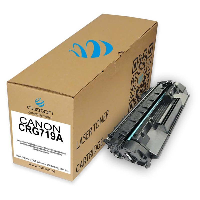 duston CRG719A, 3479B002 Black Toner Compatible with Canon LBP251dw 252dw