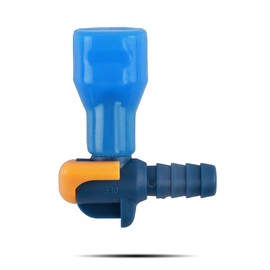 J.CARP Interruptor de encendido y apagado Boquilla de tubo de válvula de repuesto para vejiga de hidratación (azul-90 grados)