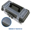 Sheffield 12670 Caja de aparejos de 13 pulgadas, verde/gris