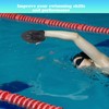 1 Paar Schwimmpaddels Hand,Paddles Schwimmen Unisex,Schwimmpaddel mit verstellbaren Riemen,Geeignet zur