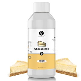 Dolce Flav Cheesecake Extract - 8 Ounce Water-Soluble Multipurpose Flavoring Ideal for Baked Goods, Beverages, Coffee, Desserts & Ice Cream - Perfect Kitchen Gift for Holidays