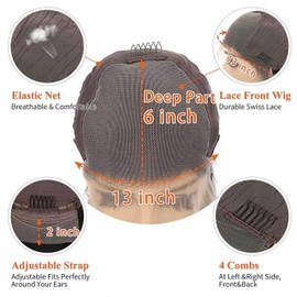 Aicrelery 26 Inch 13x6 Lace Front Wigs Human Hair Orange Ginger 13x6 Body Wave HD Lace Frontal Wig Pre Plucked with Baby Hair 180% Density Glueless Wigs for Women