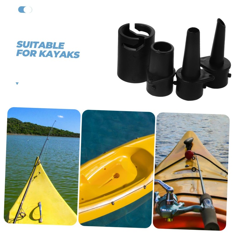 SUPVOX Inflatable Boat Air Valve Adapter Pool Float Air Pumps