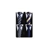 Enlision T4-01 Business Necktie, Set of 4, Men's, Width 3.3