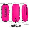 Lomo Roll Top Dry Bag Swimming Tow Float - Pink