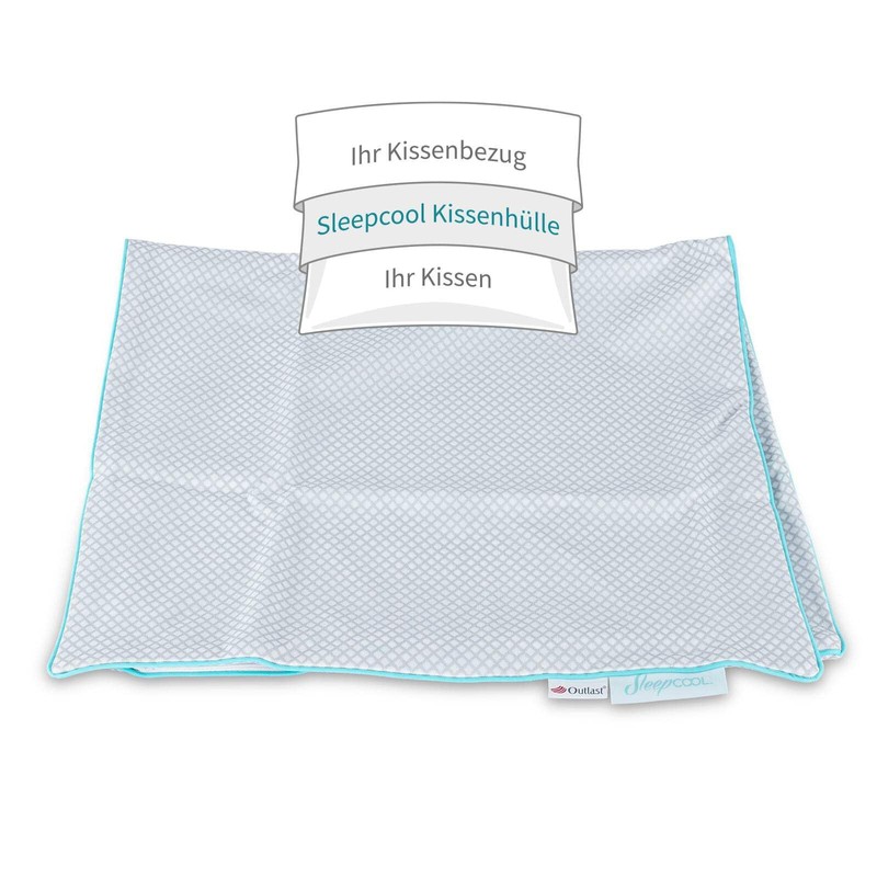 SleepCOOL. Cooling Cushion Cover 80 x 80 cm Cool.Xtra -