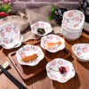 Japanese Ceramic Soy Sauce Dish Set of 6, Dipping Sauce