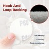 SATC 2 Inch Hook and Loop Sanding Disc No-hole 100PCS