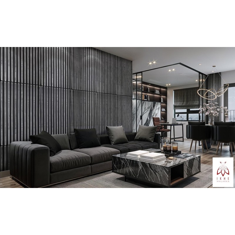 Slats, 3D Panels, Wall Panels Made of XPS Polystyrene Styrofoam,