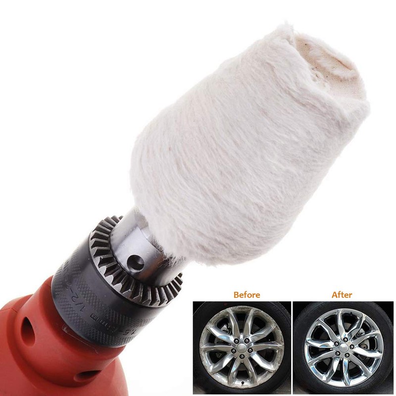 7Pcs Polishing Wheel Set Felt Polishing Buffing Wheel Pad Mop