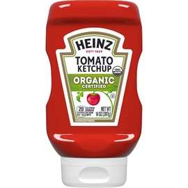 Heinz Organic Tomato Ketchup (14 oz Bottles, Pack of 6)