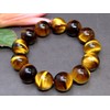 32388 AB 18 mm Tiger Eyes, Yellow Tiger Eye Stone Bracelet Possession