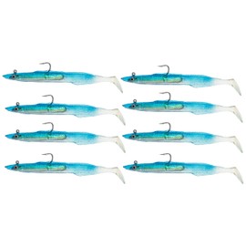 Berkley Powerbait Sandeels (Blue, 5"/16g)-Pack of 3