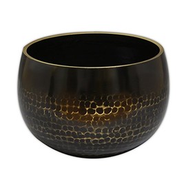 Heavy Tone Hand-Made Rin Daitokuji Rin Shuko, Black, 5.9 inches (5 cm), Diameter 5.9 inches (15 cm)