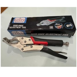 Door Hinge Adjustment Tool & Multi-Purpose Vice Grips – Adjustable Locking Pliers for Door Hinges, Pipes, Nuts & General Repairs, Heavy Duty Grip for Home, Auto & Workshop, Precise, Easy to Use"