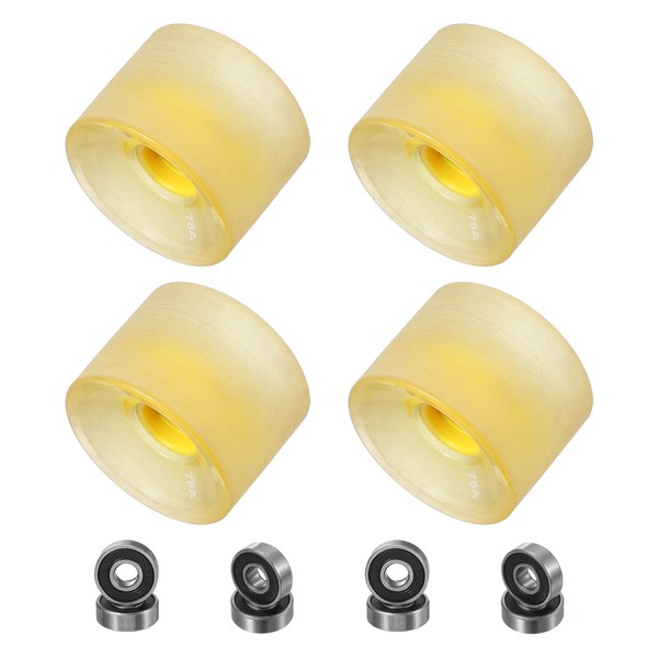 PATIKIL 70mm Skateboard Wheels, 1 Set 78A Hardness Street Wheels