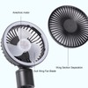 Portable Stroller Fan Handheld LED Night Night USB Rechargeable Multi
