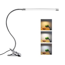Foldable Table lamp Clamp Clip Desk Lamp DC5V 10W 36 LED USB Powered Operated 3 Colors Temperature Changing Flexible Bendable Goose Neck Design/Adjustable Illumination Angle
