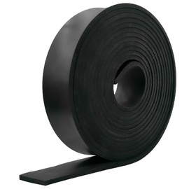 Rubber Strips, Neoprene Rubber Mat, Solid Rubber Profile Rubber Mats for Seal, Flooring Protection, Vibration Protection, Cover, DIY Seals (1.3 mm (D) x 25 mm (W) x 3 m (L))