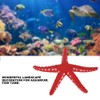 Zerodis Aquarium Simulated Fish, Lifelike Glowing Plastic Fake Starfish Ornament