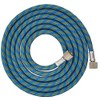 ABEST 10' Braided Airbrush Air Hose 1/8"-1/8" Adaptor Fitting