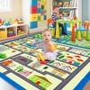 GarveeHome Washable Kids Play Rug 4x6 Feet Kids Carpet Play