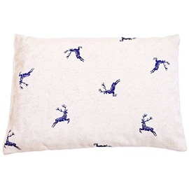 Pine Cushion Stag Blue Filled with Pine Shavings 30 x 20 cm