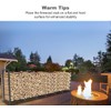 BALIE SPACE 8ft Outdoor Firewood Rack Holder with 14 Support