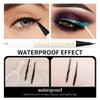 Vawolecy Flash Color Eyeliner, 2 in 1 Liquid Eyeliner Eyeshadow