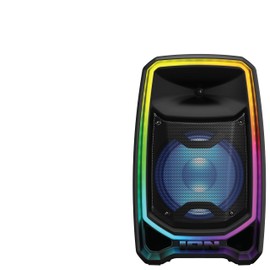 ION Total PA Freedom High-Power Speaker System with 650-Watt Sound, Wireless Microphone, Bluetooth, Ultimate Bass, Integrated Mixer and Edge-Glow Lights (Renewed)