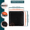 ECOPRO VENT 8" x 8" Black Plastic Access Panel -