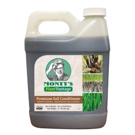 Monty’s Premium Liquid Soil Conditioner with Humic Acid, Organic Soil Amendment for All Soil Types, Increases Moisture Retention & Nutrient Uptake, Enhances Soil Health & Microbial Activity-32oz
