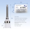 100pz Cepillos Profilaxis Dental Tipo Copa Cerdas Nylon Suave Transparente
