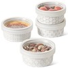 LE TAUCI Ramekins with Lids, 4 oz Ramikin Set for