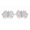 Butterfly Hinge Polished Nickel Finish Flush Mount Hinge 2 Hinges