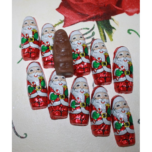 Mini Santa Claus Christmas Premium Chocolate 50 Pieces by FavorOnline