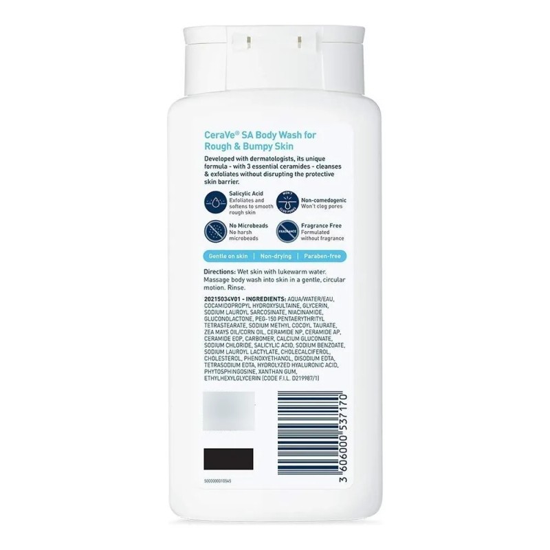 Cerave Gel Ducha Antirrugosidad
